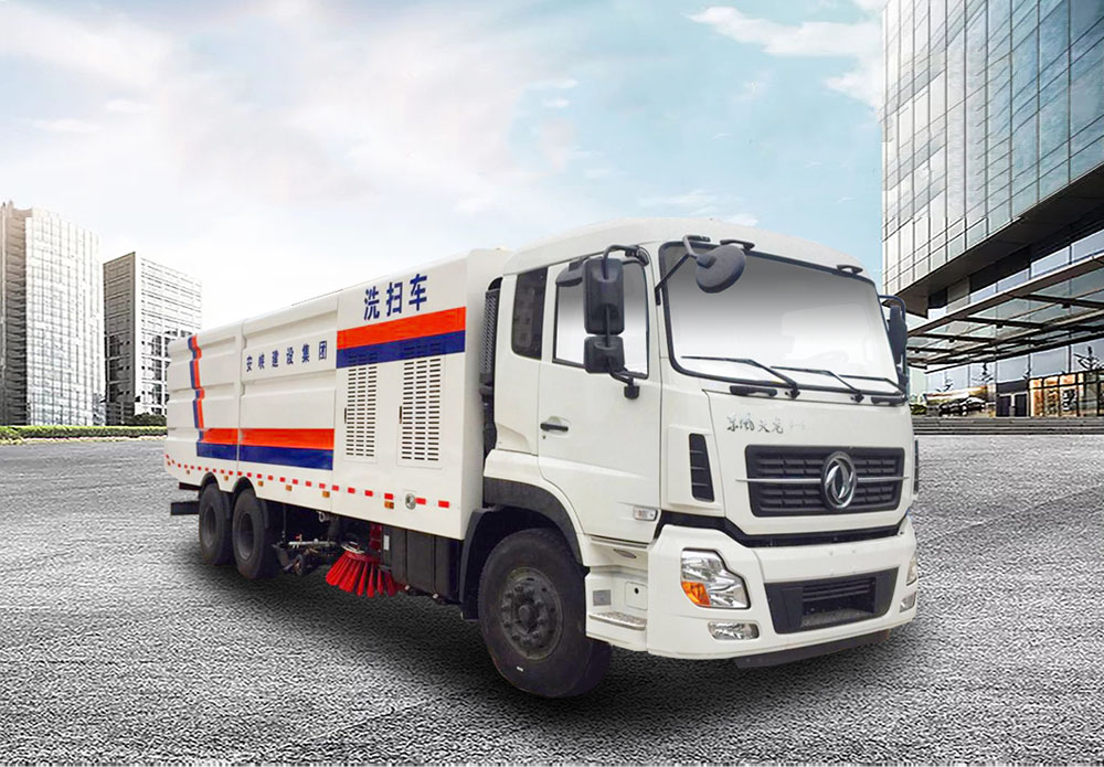東風天龍后雙橋22方洗掃車